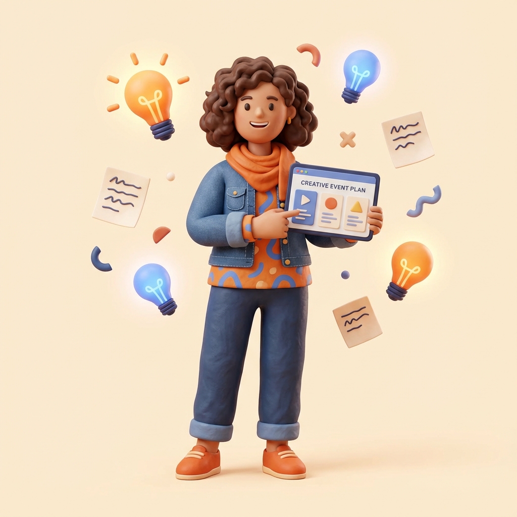 Ilustrasi konsultasi event